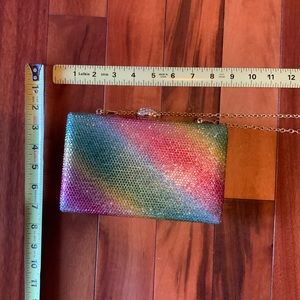 Jeweled and gold clutch